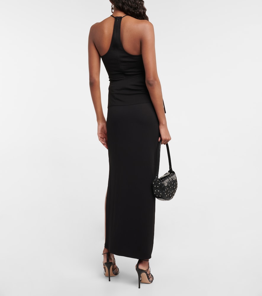 Christopher Esber Wraparound crêpe maxi skirt