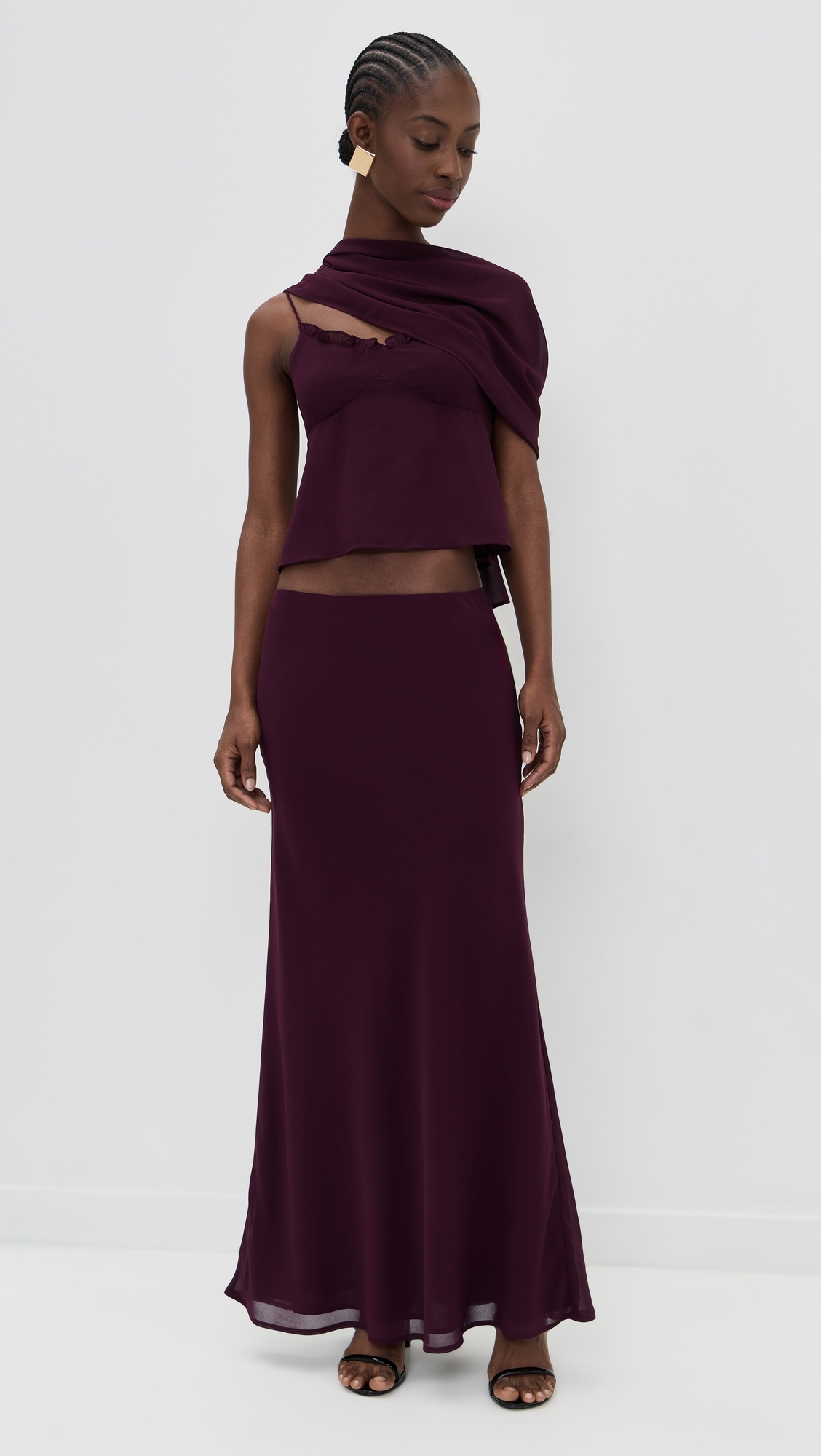O. p.t Cleo Skirt Rum Raisin