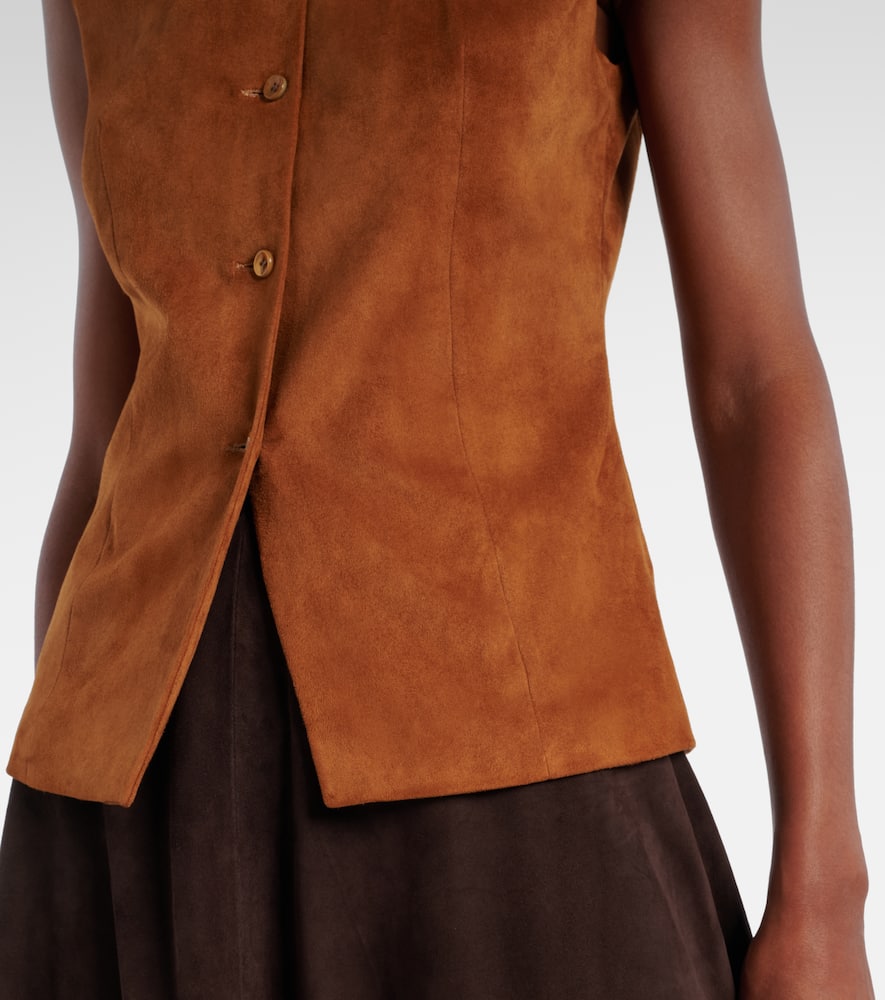 Casino suede vest