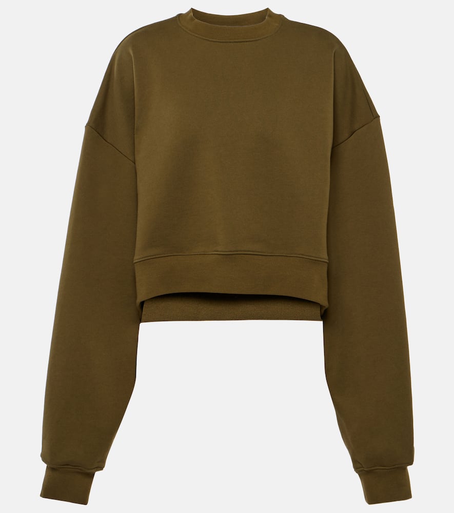 Wardrobe. NYC x Hailey Bieber cotton jersey top