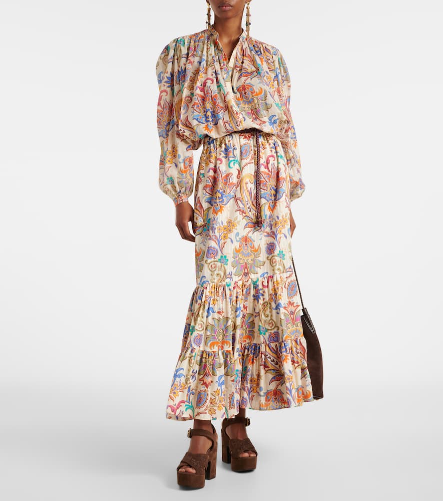 Paisley cotton blouse