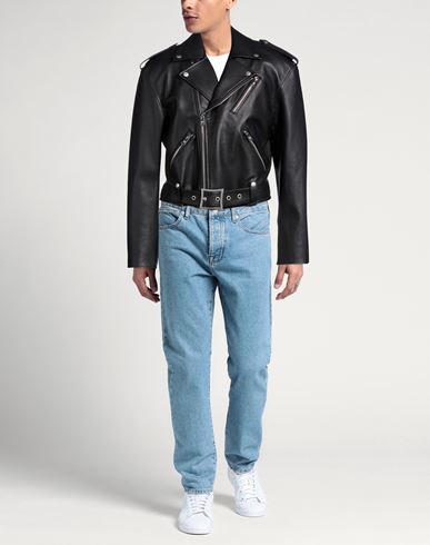 Man Jacket Black Size 36 Lambskin