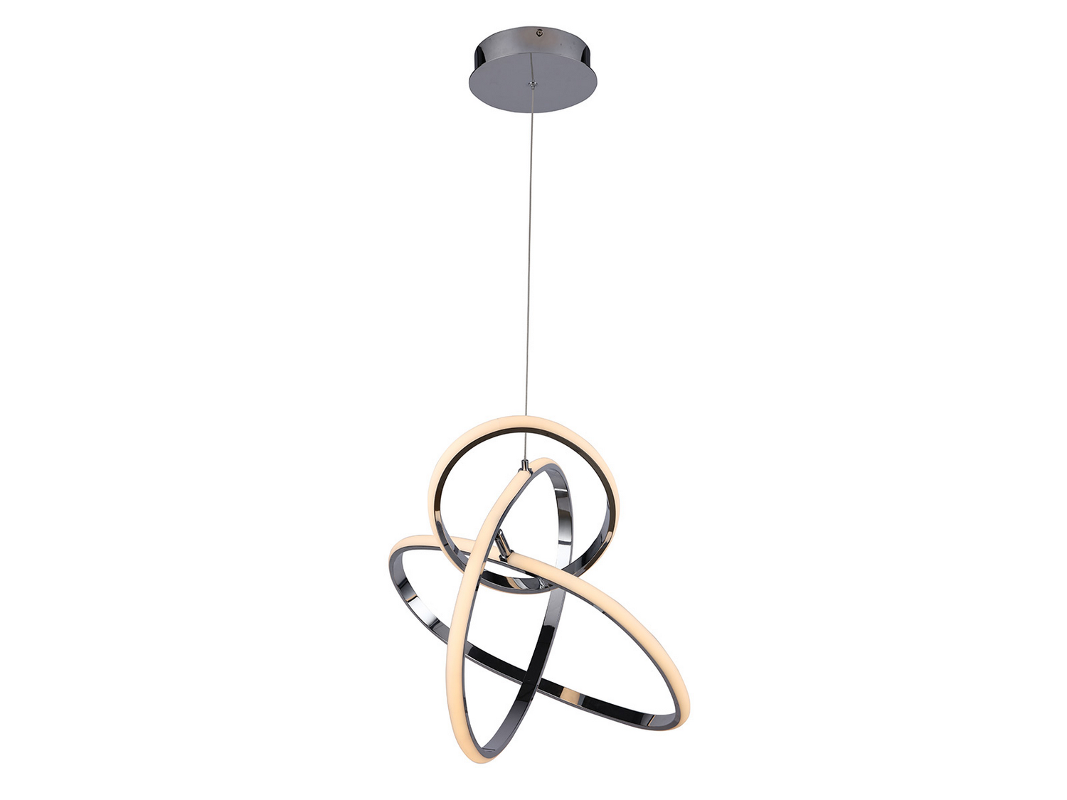 Circa LED Pendant in Chrome