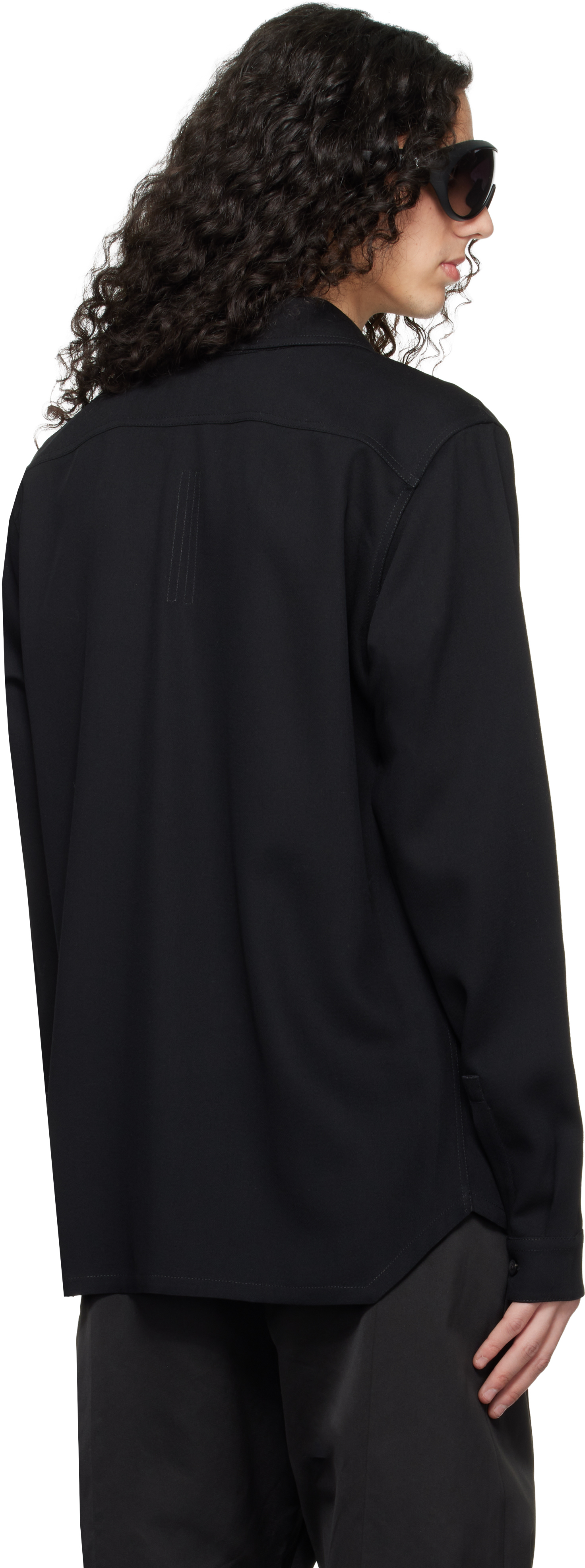 Black Temple Work Shirt