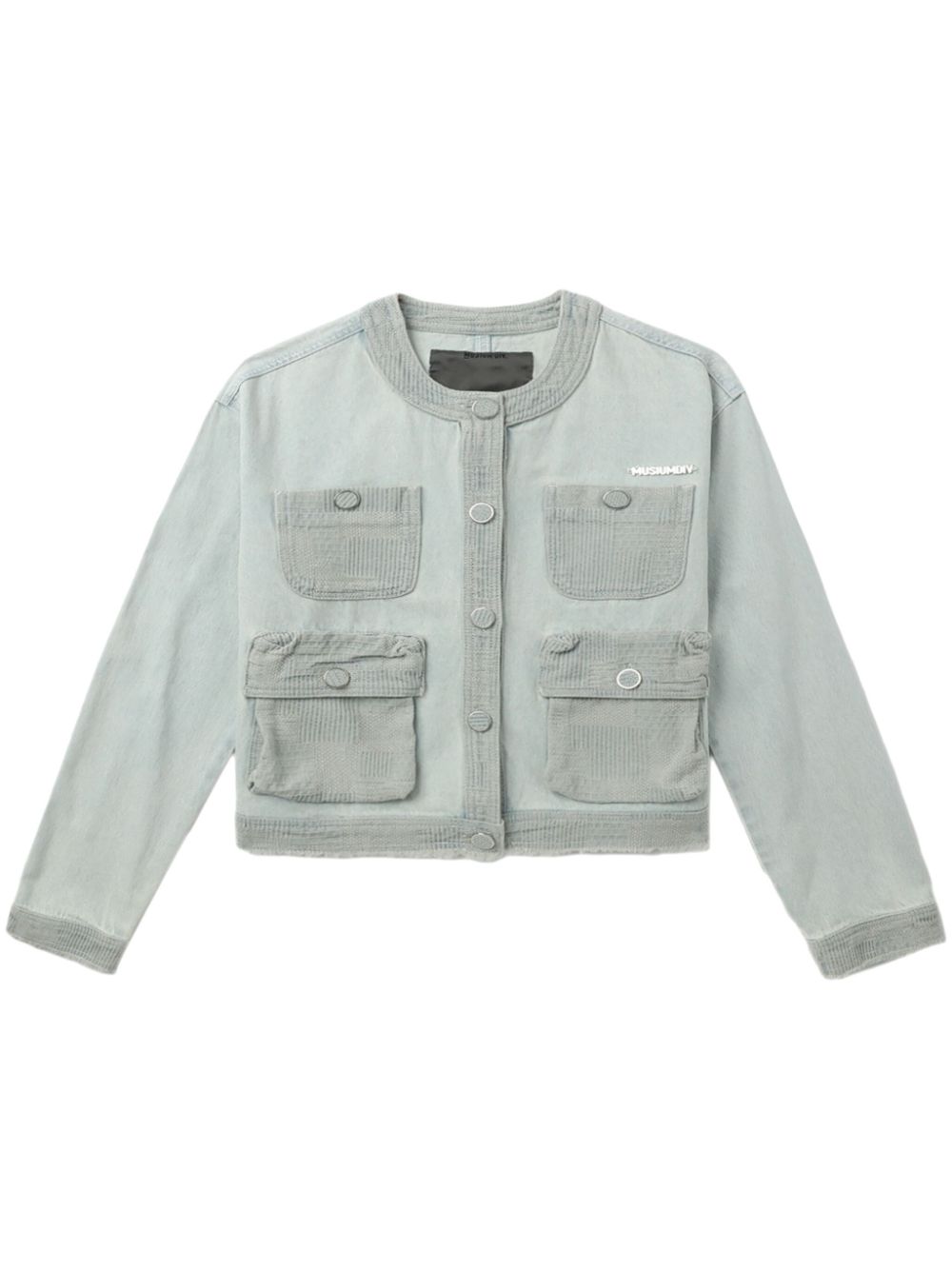 Musium Div. 여성 데님 재킷 - 블루 MMULJW00419X