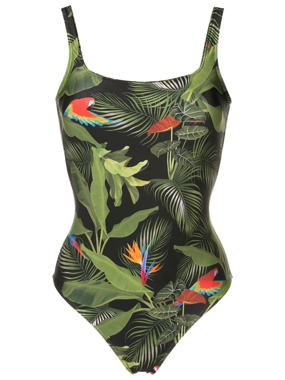 Hapuna scoop back swimsuit - Green