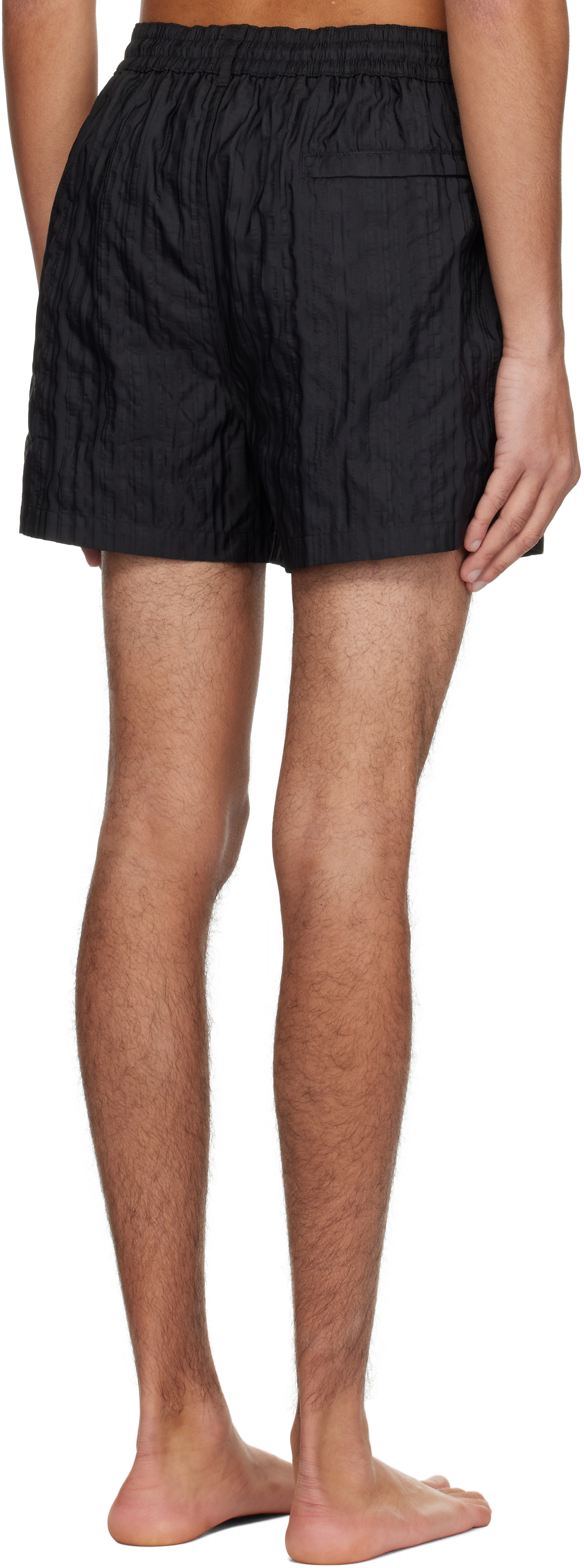 Paul Smith Black Shadow Stripe Swim Shorts