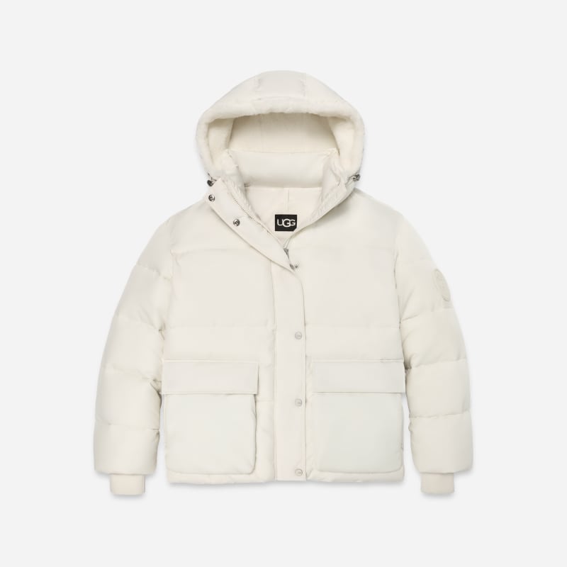 ® Women's Kennedey Puffer Jacket Polyester in Nimbus
