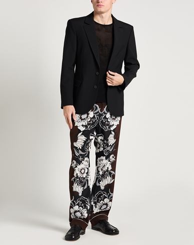 Man Pants Dark brown Size 30 Silk