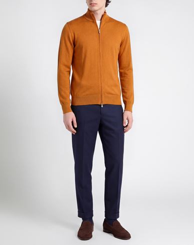 Man Cardigan Mandarin Size 36 Virgin Wool