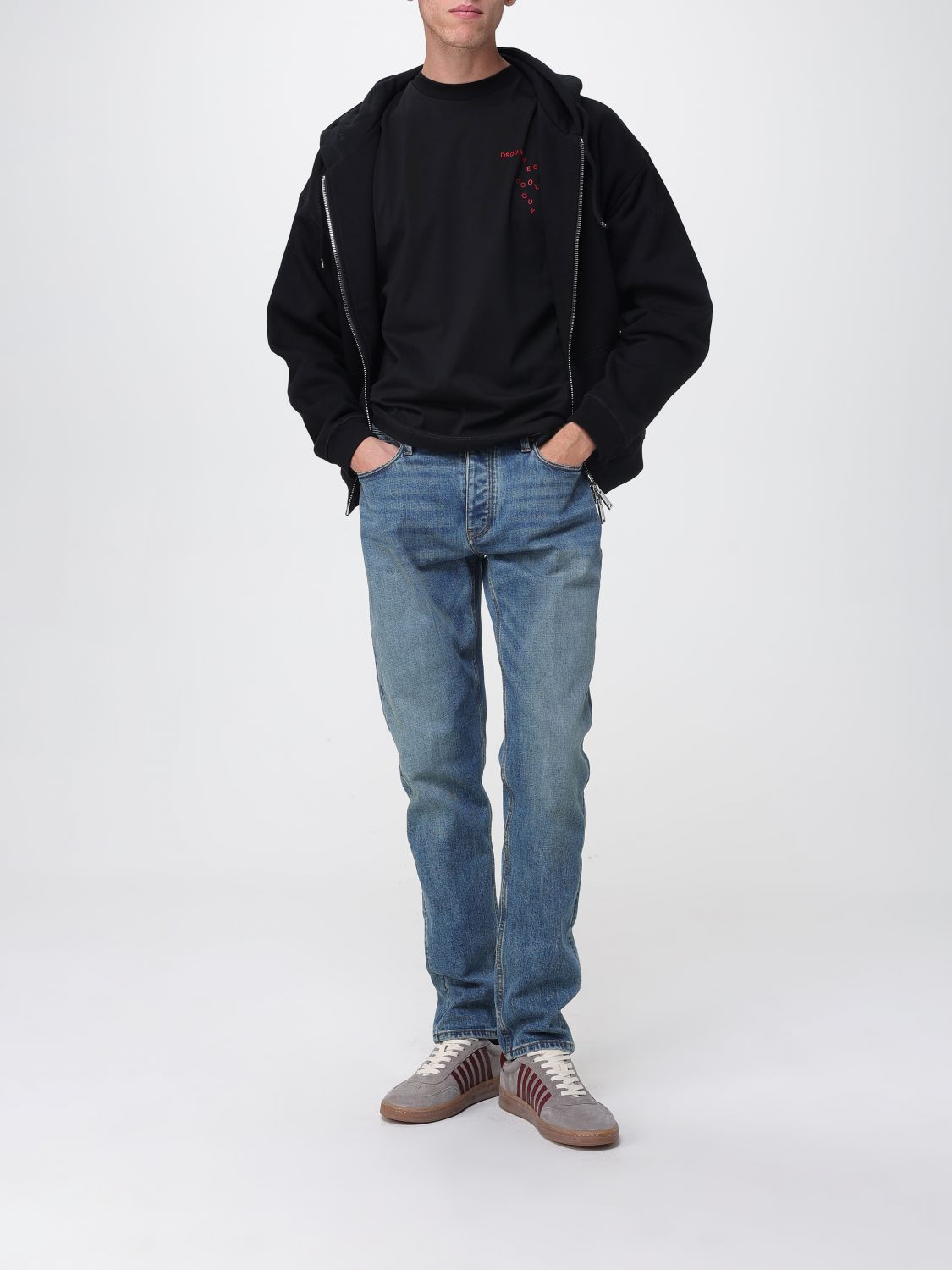 Sweatshirt Men color Black