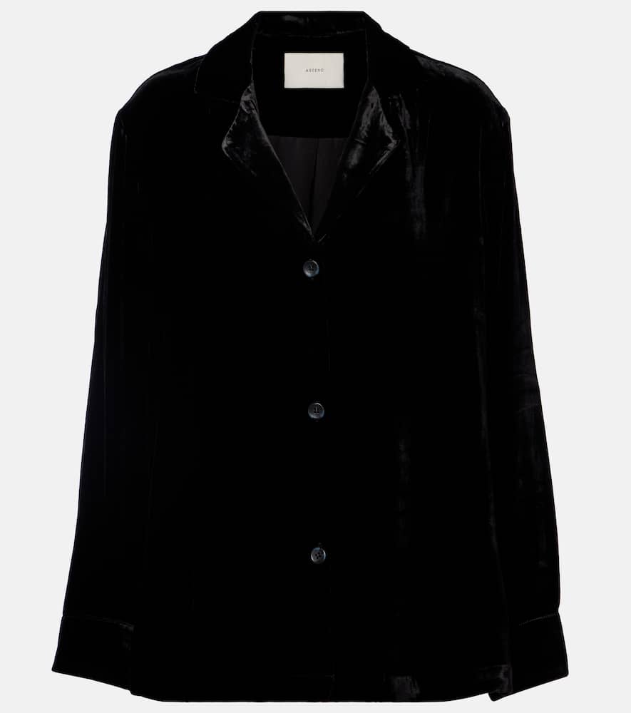 Calabasas velvet shirt