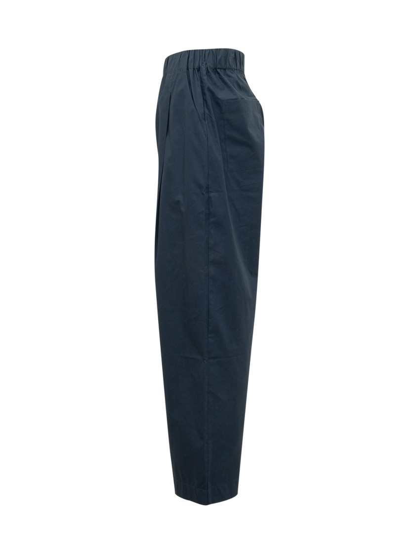 Blue Regular Elasticated Pants