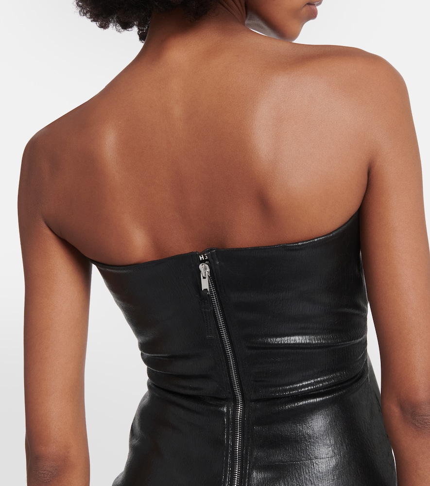 Strapless gown