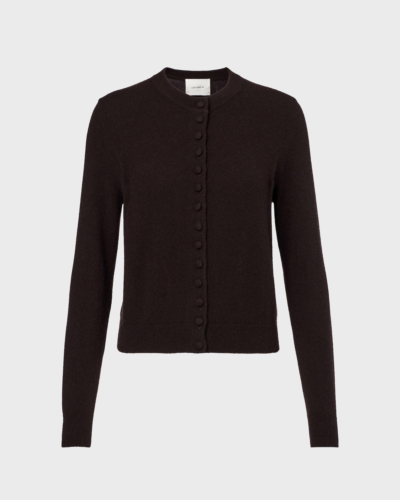 Lisa Yang Cardigan Wilona Cashmere Dark brown