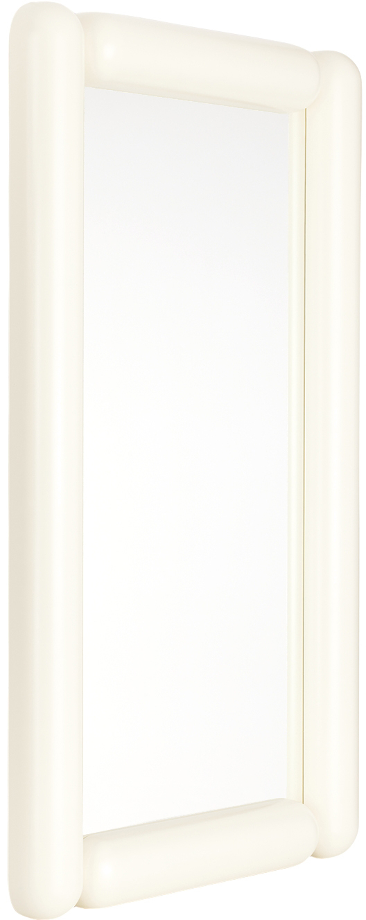 Off White Chunky Mini Mirror