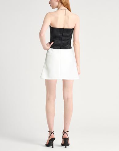 Courrèges Woman Mini skirt Ivory Size 6 Polyester, Acetate