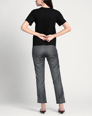 Woman Pants Charcoal Size 4 Cotton, Wool, Polyamide, Elastane