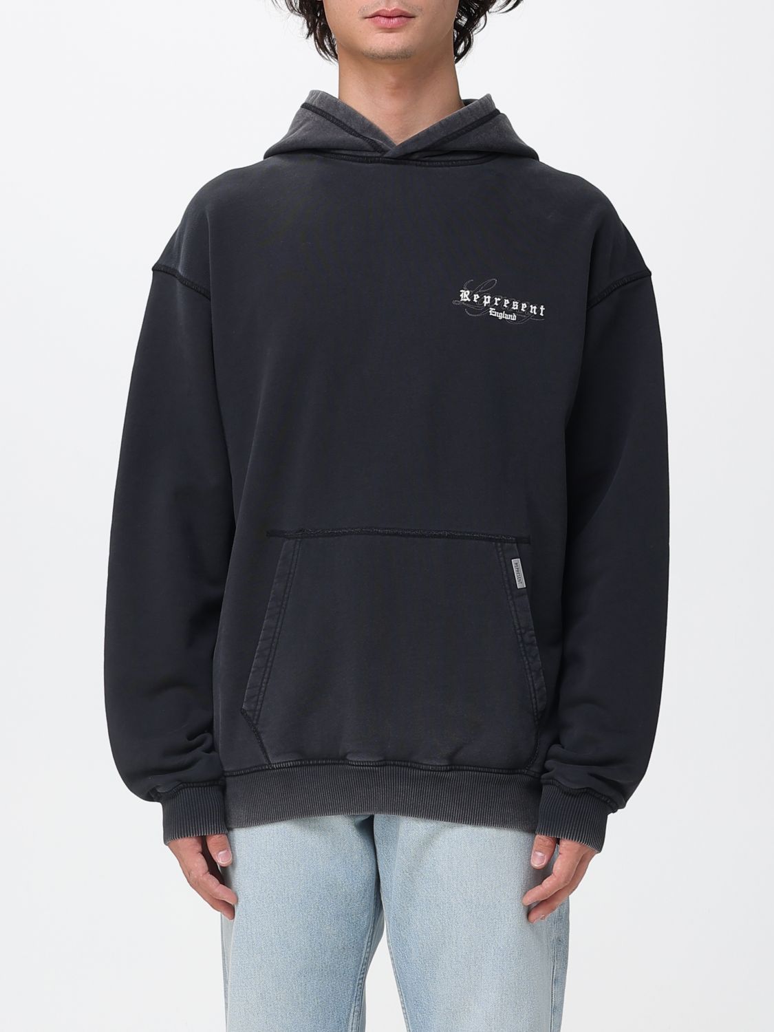 Sweatshirt Men color Black