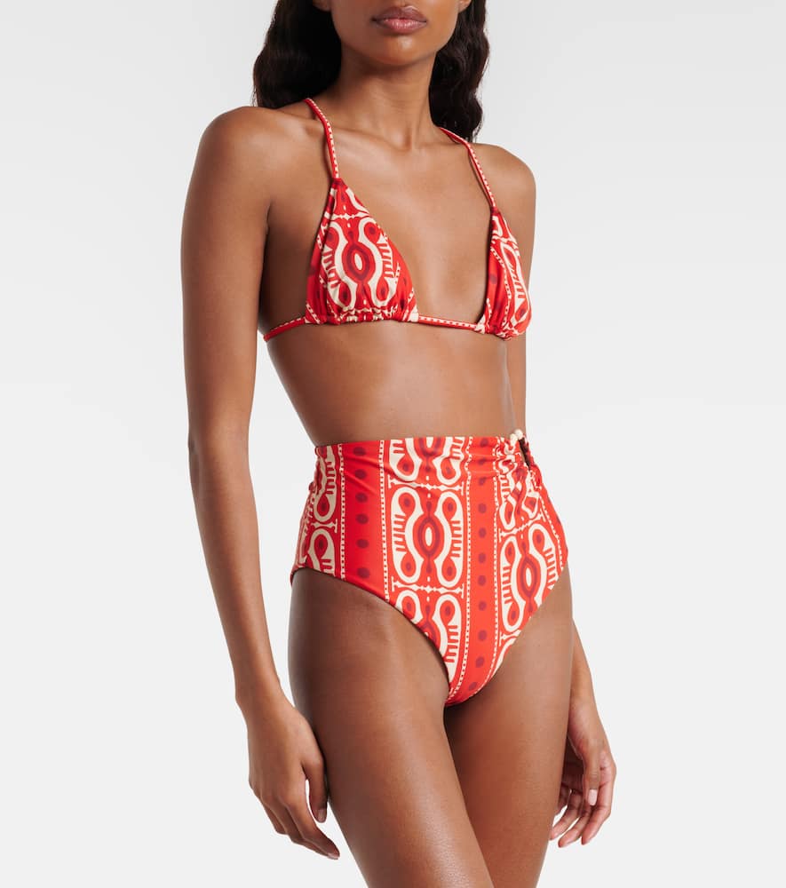 Printed bikini bottoms