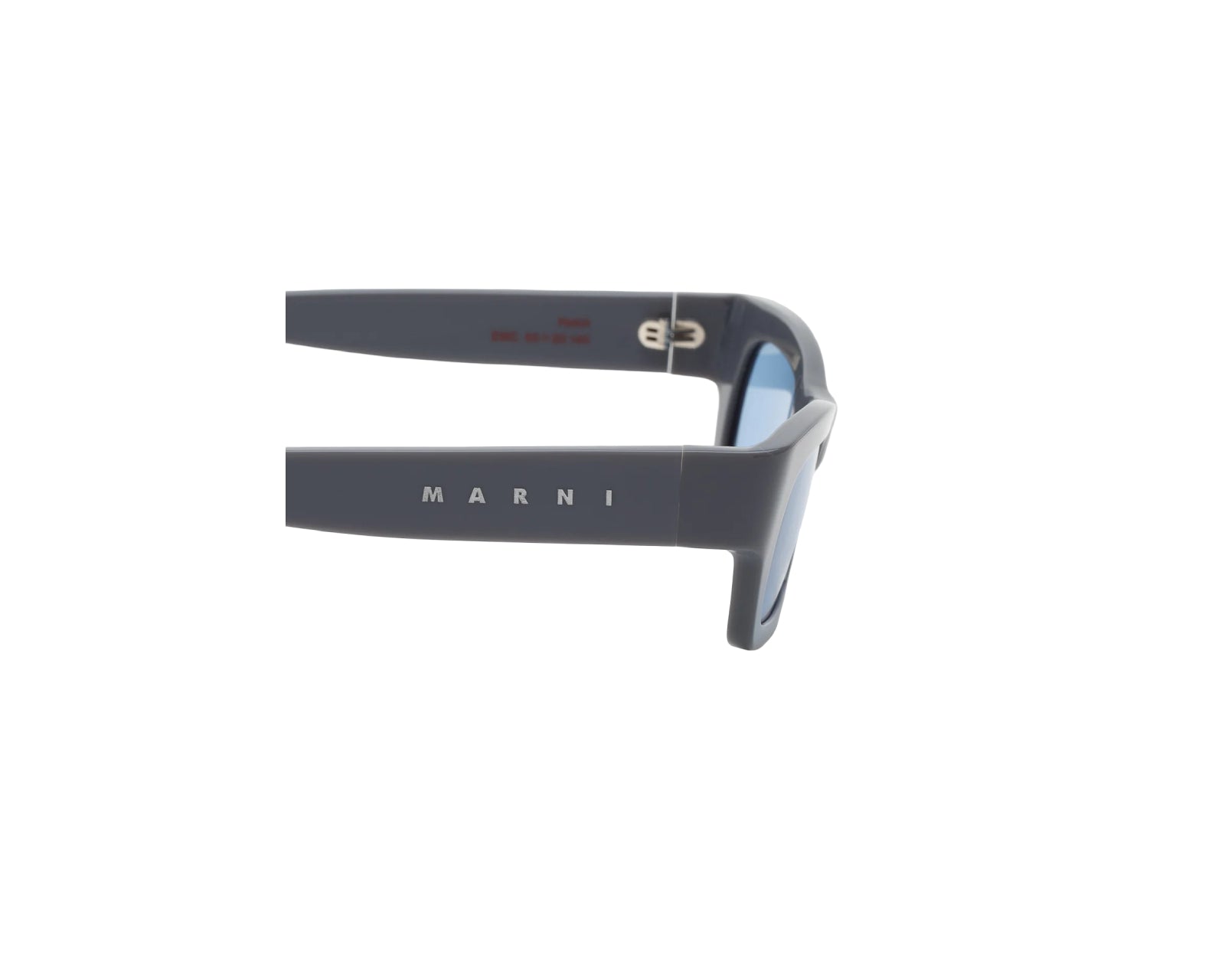 Marni Unisex Marni EWC Haicli Grey Sunglasses Acetate Grey Light blue Squared