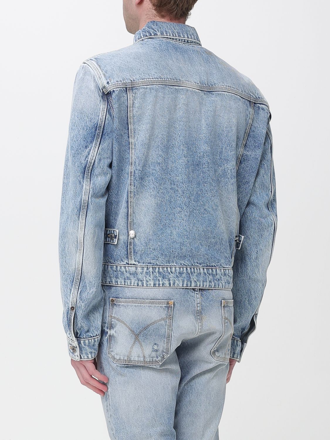Jacket Men color Denim