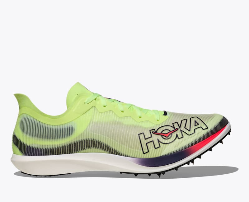HOKA Cielo FlyX Lite Shoes in Squid Ink/Neon Yuzu