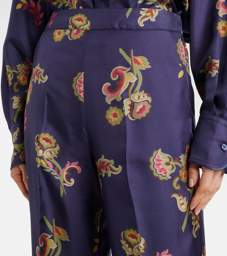Silk palazzo pants