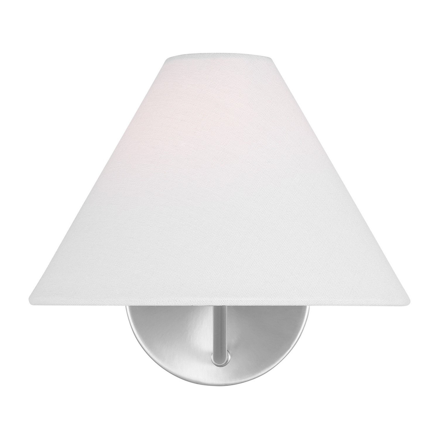 Burke 1-Light Bathroom Vanity Light in Brushed Stee