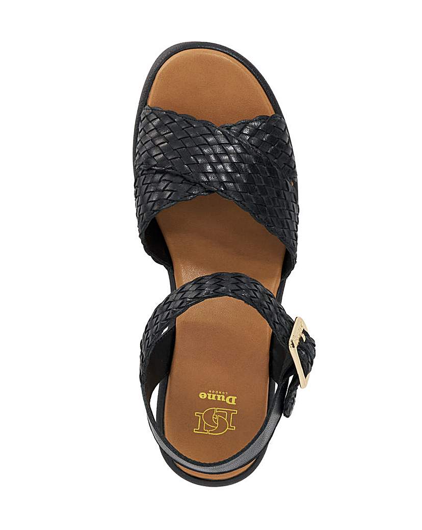 Dune Kinsleys Leather Sandals D Fit