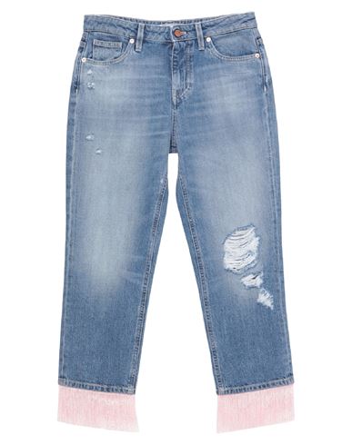 Woman Jeans Blue Size 25 Cotton, Lyocell
