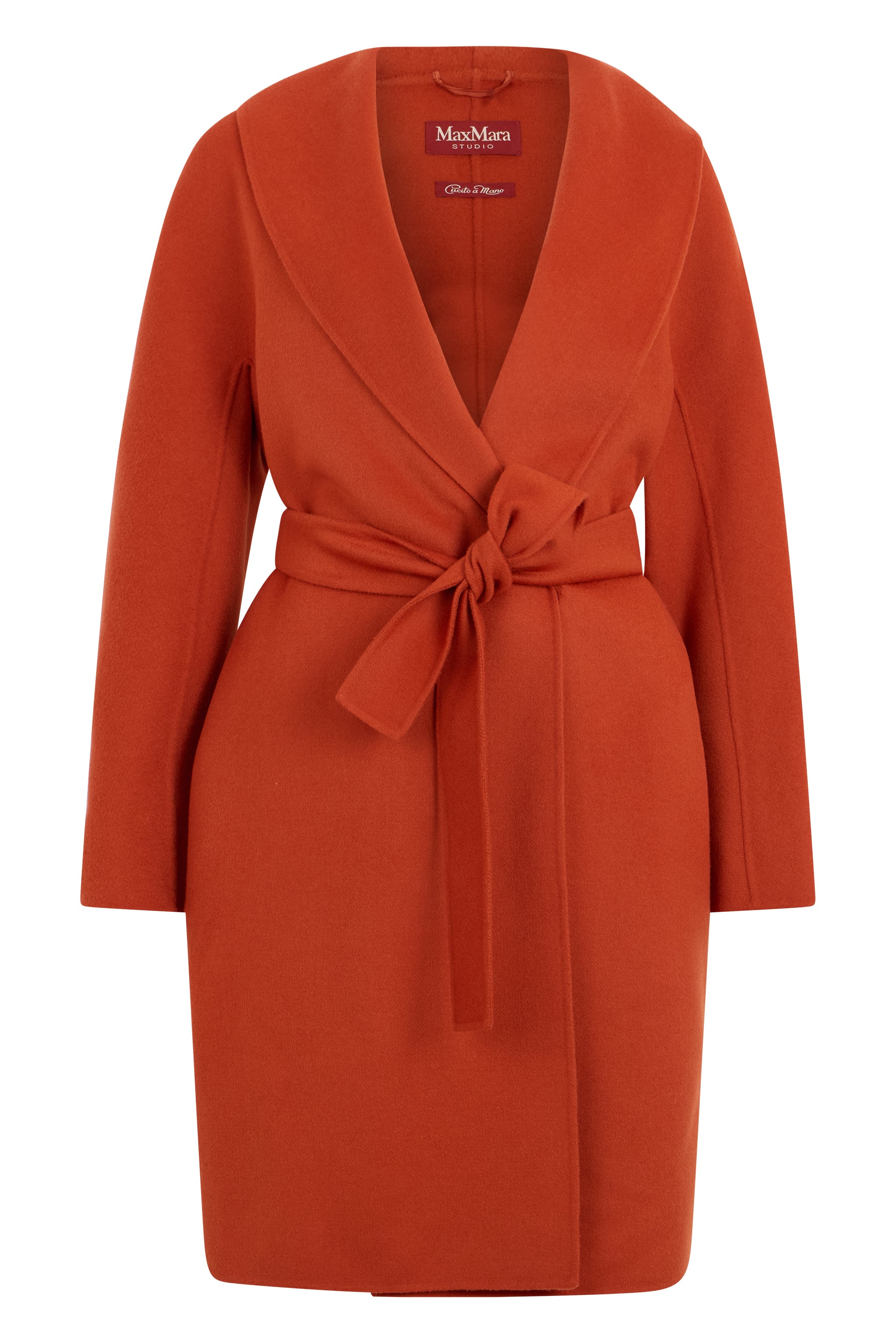 Wool, Cashmere & Silk Belted Cozy Jacket