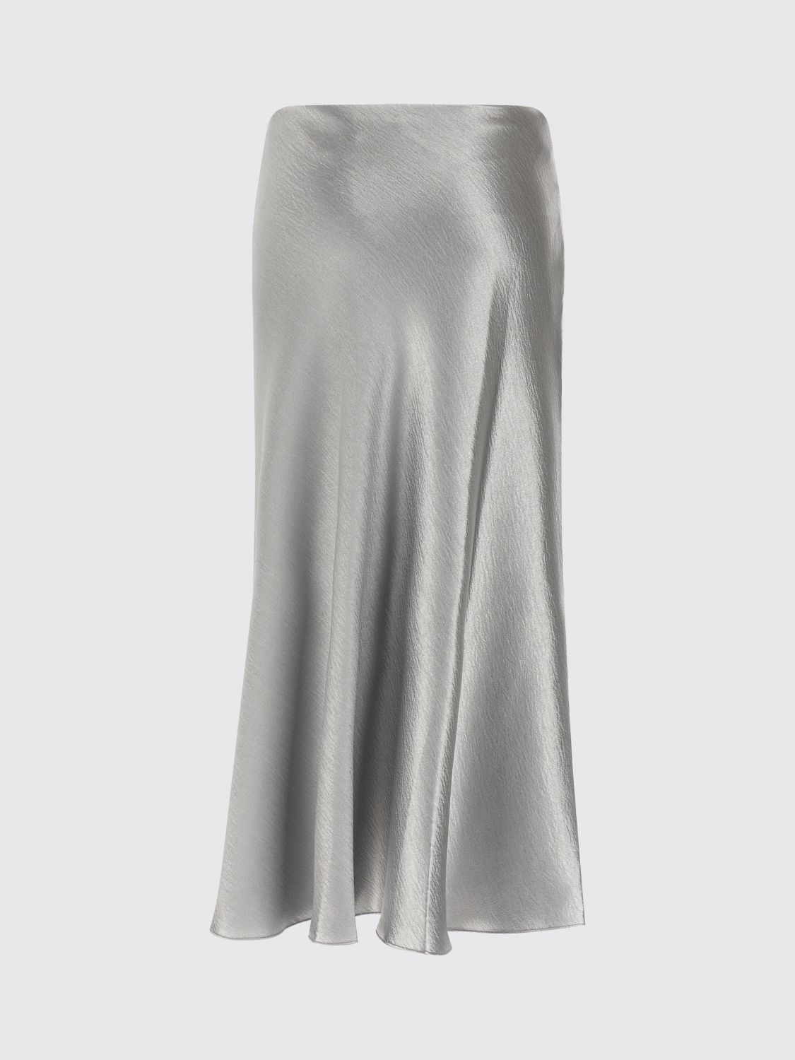 Satin midi skirt - Neutrals