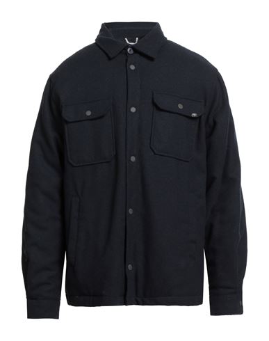 Man Jacket Midnight blue Size 3XL Polyester, Wool