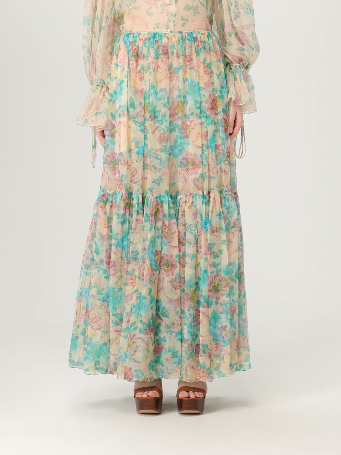 Chloé silk skirt - Blue