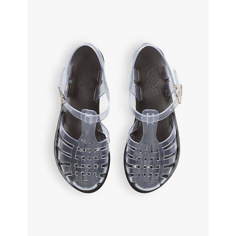 Womens Other Homeria Fisherman Flat Leather and Jelly Sandals