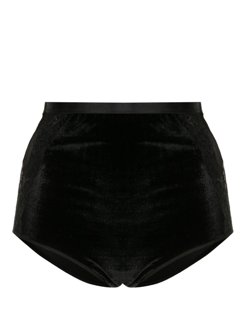 Atena velvet briefs - Black