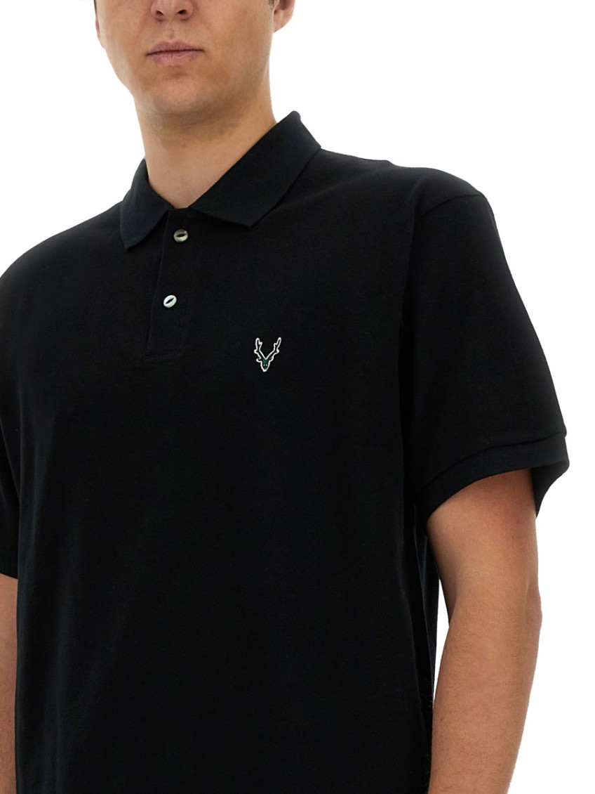 Black Shirt Collar Polo