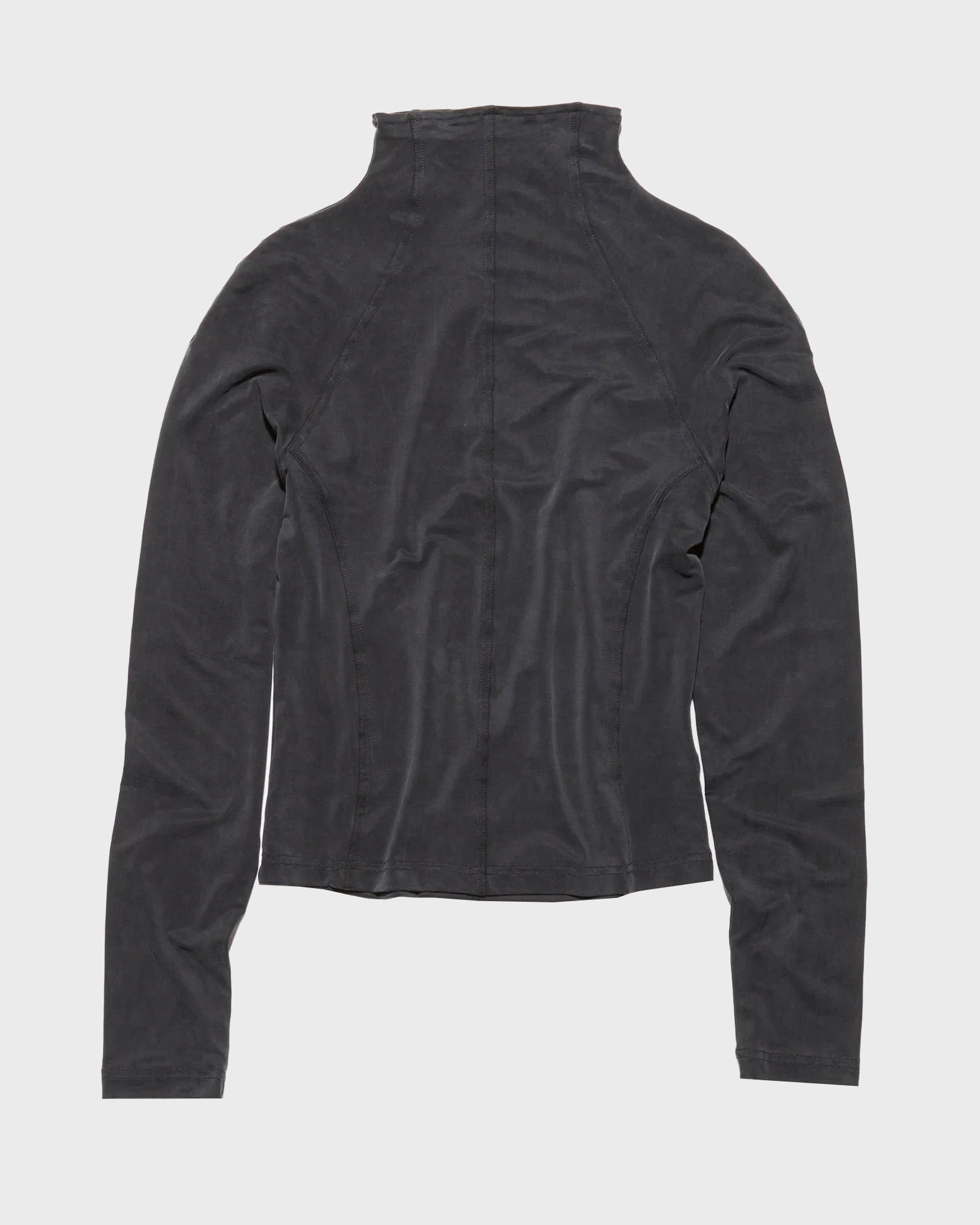 Hope Top Fitted Mockneck Washed black