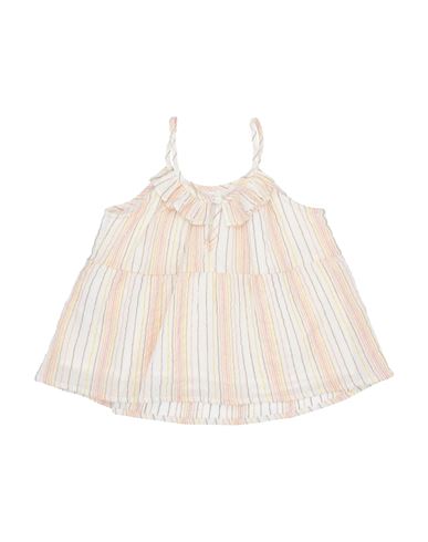 Kid Girl Top Beige Size 10 Cotton, Polyester, Metallic fiber
