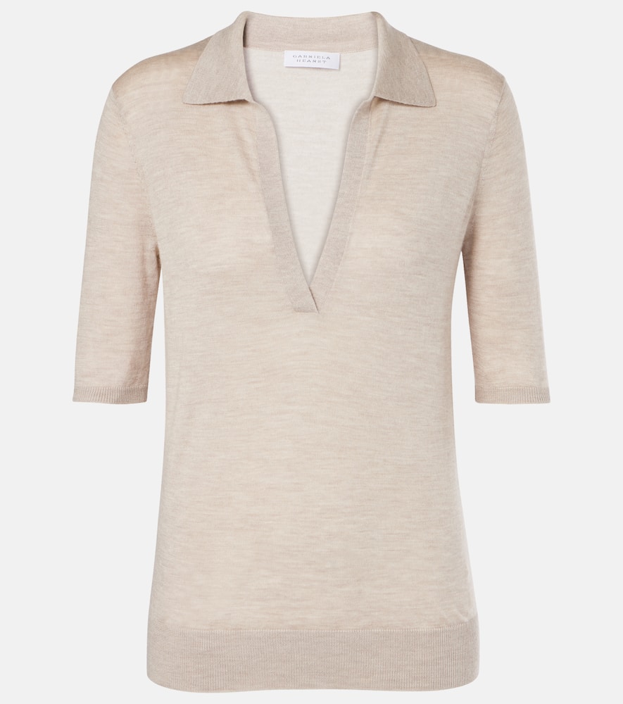 Henley-Top Julian aus Kaschmir und Seide
