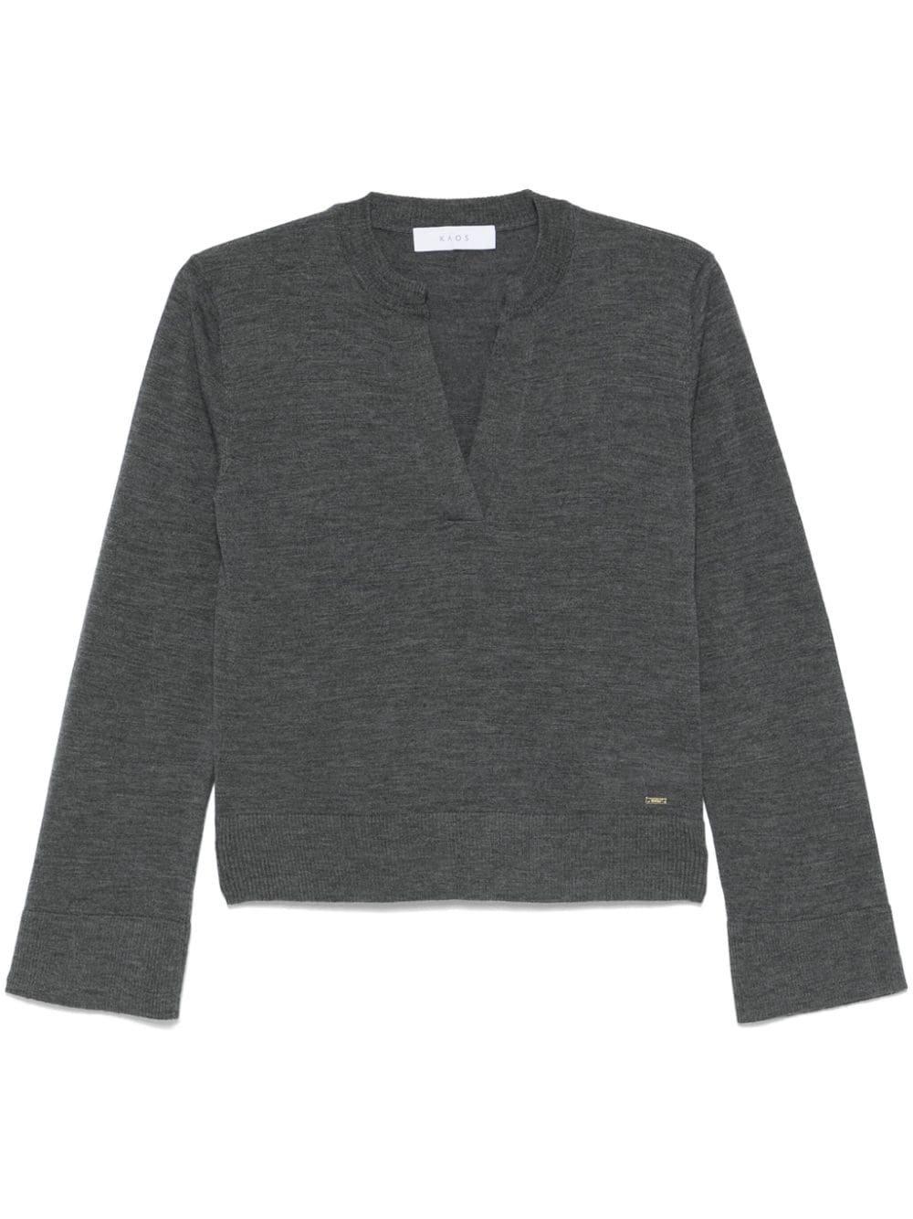 V-neck sweater - Grey