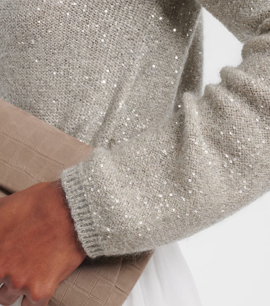 Sequined sweater