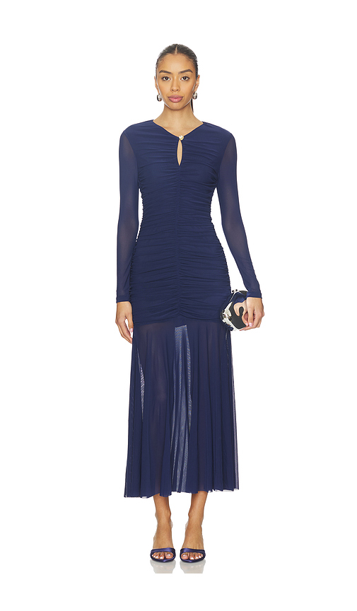 ASTR the Label Yasmine Dress in Navy. L. Also in XS