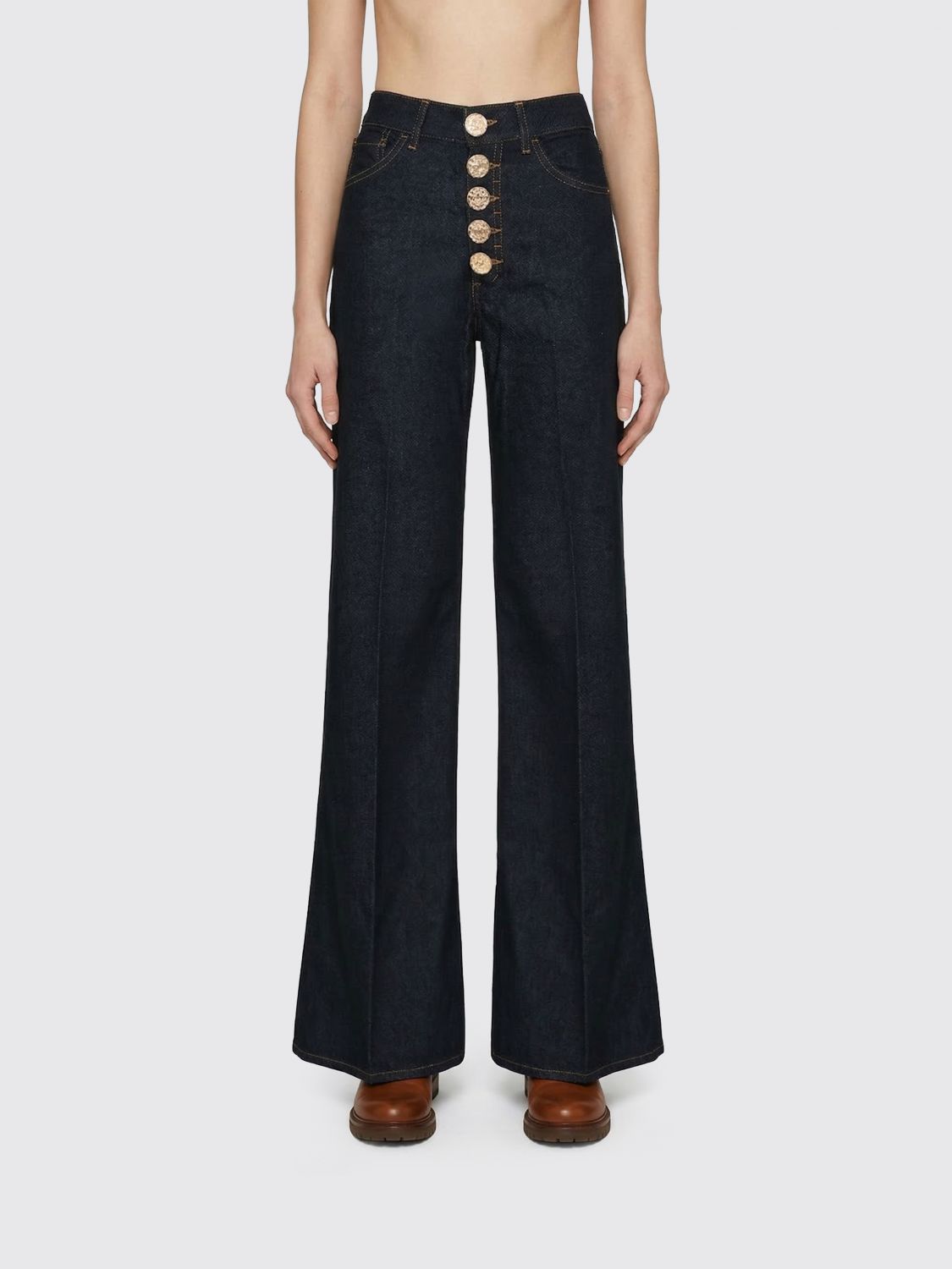 Pants Woman color Blue