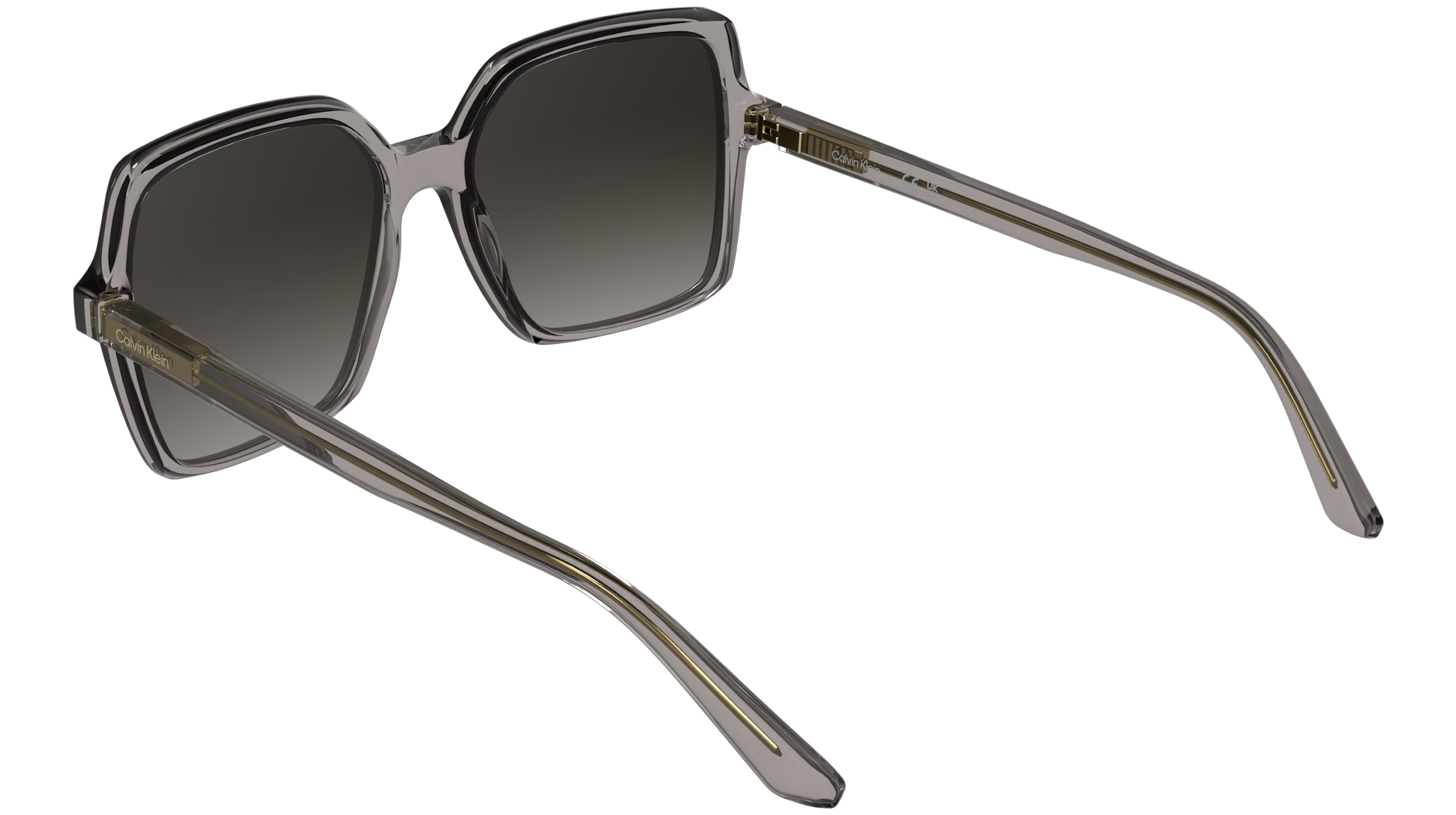 Calvin Klein Damen Calvin Klein CK25537S 260 Sonnenbrillen Bioinjiziert Violett Schmetterling Norma