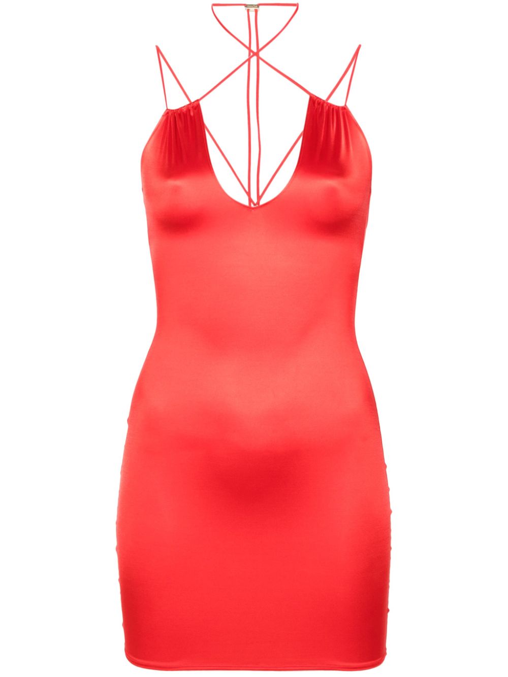 French Kiss bodycon minidress - RED