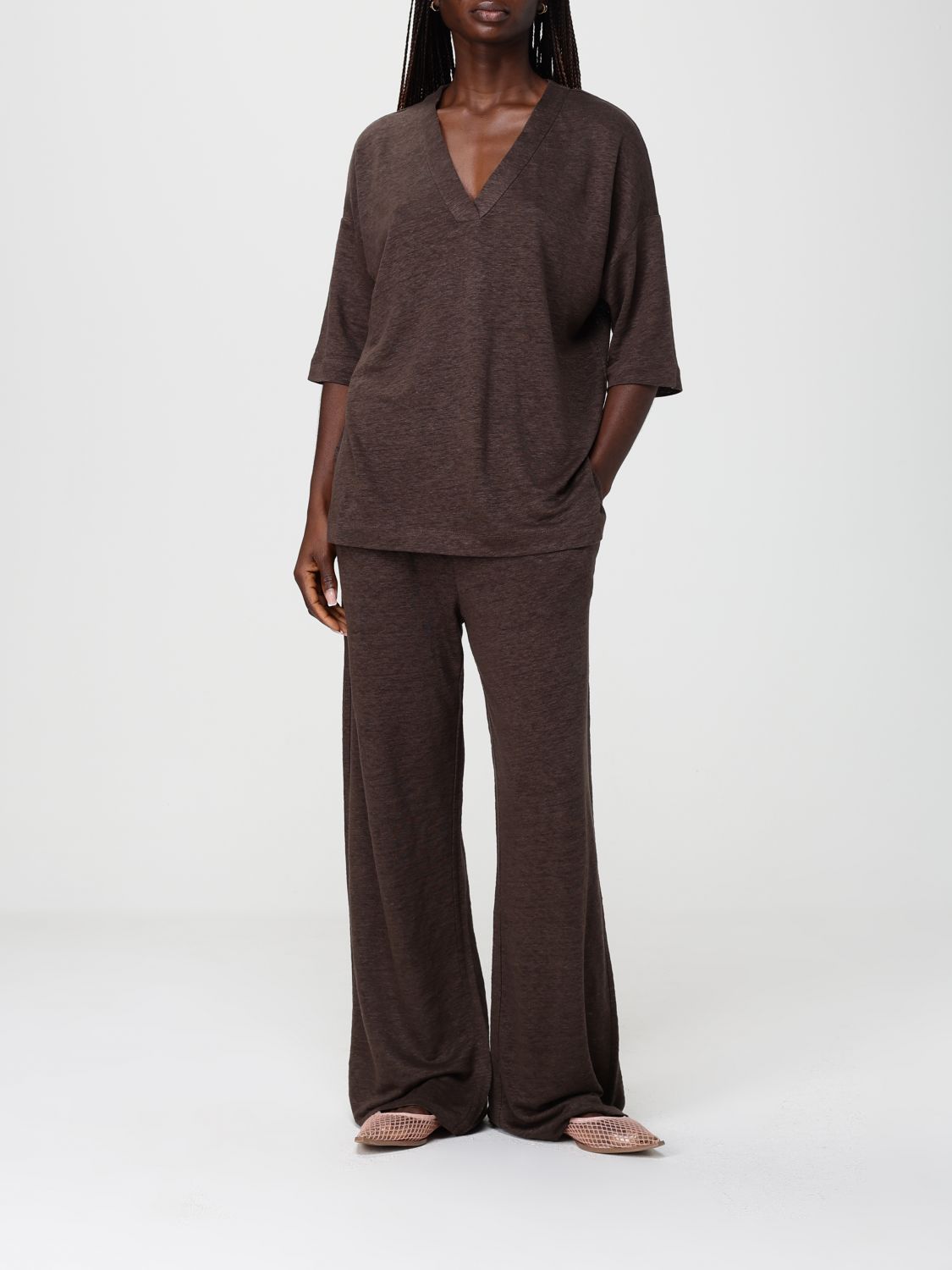 Sweater Woman color Coffee
