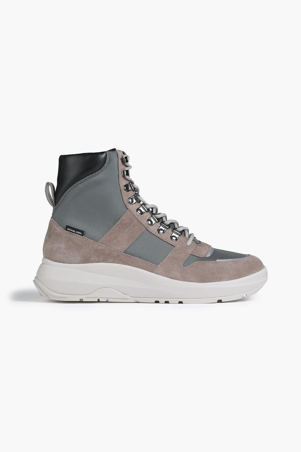 Asher canvas and suede boots - Neutral - US 9