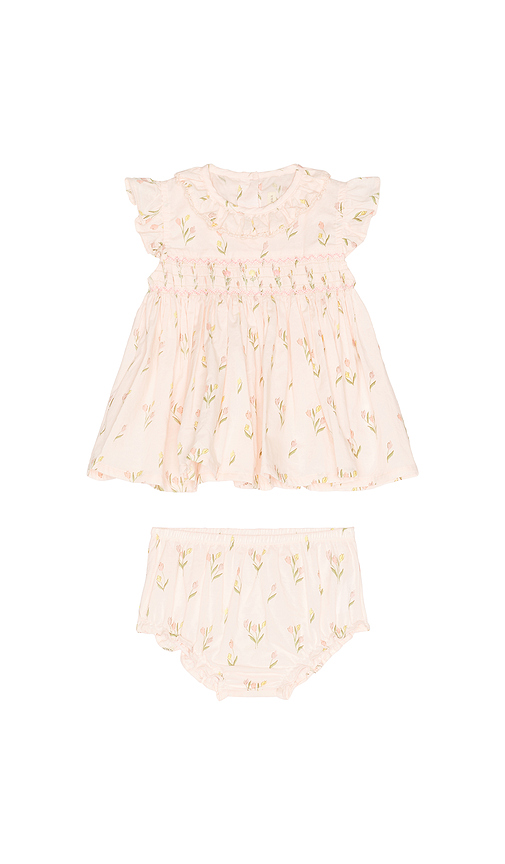 Wild Wawa Smock Flutter Set in Pink. 18/24. Also /3